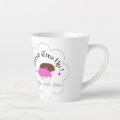 Tasse Latte Inspirational Funky Custom Donut (Droite)