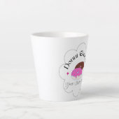 Tasse Latte Inspirational Funky Custom Donut (Devant)
