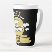 Tasse Latte instructeur de vol | Flying School | Diplômé | Pro (Angle droit)