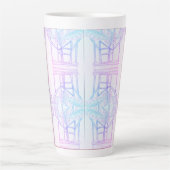 Tasse Latte Interjumelage Abstrait  (Devant)