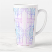 Tasse Latte Interjumelage Abstrait  (Droite)
