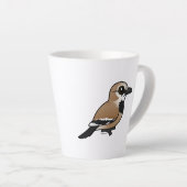 Tasse Latte Iranien Birdorable Ground Jay (Angle droit)