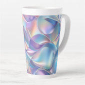 Tasse Latte Iridescente métallique 6 géométrique (Angle droit)