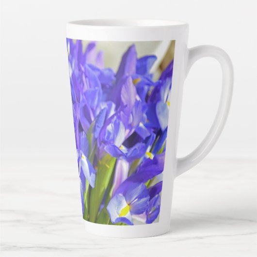 Tasse Latte Iris de printemps (Droite)