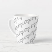Tasse Latte Iris Horse (Angle gauche)