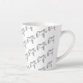 Tasse Latte Iris Horse (Droite)