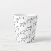 Tasse Latte Iris Horse (Devant)
