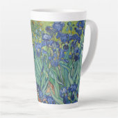 Tasse Latte Irises, Floral Oil Painting, Vincent Van Gogh (Angle droit)