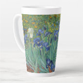 Tasse Latte Irises, Floral Oil Painting, Vincent Van Gogh (Angle gauche)
