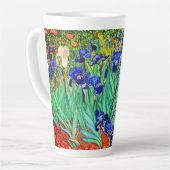 Tasse Latte Irises par Vincent Van Gogh (Angle gauche)