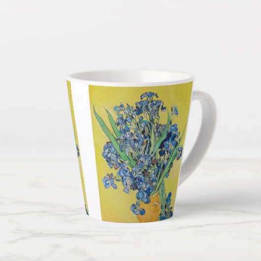 Tasse Latte Irises Vincent van Gogh (Angle droit)