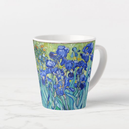 Tasse Latte Irises Vincent van Gogh (Angle droit)