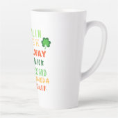 Tasse Latte Irish Cities Subway Art (Droite)