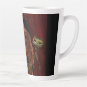Tasse Latte Irish Red Setter    Postcard (Droite)