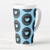 Tasse Latte Islande (Angle droit)