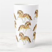 Tasse Latte Islande en feu (Devant)
