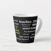 Tasse Latte IT Sweet Words Funny CIO Computing Gift (Angle droit)