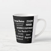 Tasse Latte IT Sweet Words Funny CIO Computing Gift (Droite)