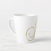 Tasse Latte "J initial" (Angle gauche)