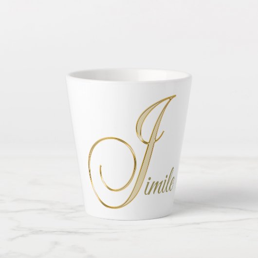Tasse Latte "J initial" (Devant)