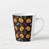 Tasse Latte Jack-O'-Lantern (Droite)