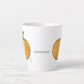 Tasse Latte Jack-o-lanterne 12 oz. (Devant)