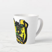 Tasse Latte Jack o' lanterne Funny (Angle droit)