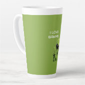 Tasse Latte J'adore le jeu vidéo (Angle gauche)