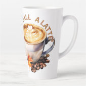 Tasse Latte J'adore un latte d'automne (Droite)
