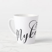 Tasse Latte J'Ai Coeur Mykonos, Grèce Verre Gelé (Angle gauche)