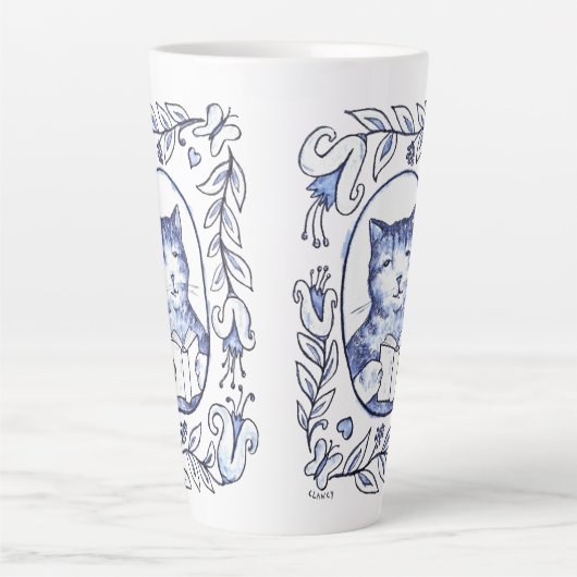 Tasse Latte J'ai été encadrée (Devant)