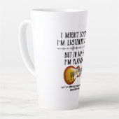 Tasse Latte J'ai l'impression de t'écouter jouer de la guitare (Angle gauche)