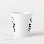 Tasse Latte J'ai peur d'Halloween mignon (Devant)