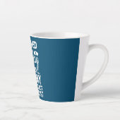 Tasse Latte J'Ai Survécu À Ma Carrière En Infirmière Infirmièr (Droite)