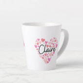Tasse Latte J'aime Claire (Angle droit)