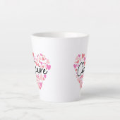 Tasse Latte J'aime Claire (Devant)