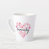Tasse Latte J'aime Kennedy (Angle gauche)