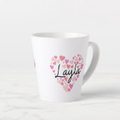 Tasse Latte J'aime Layla (Angle droit)