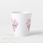Tasse Latte J'aime Layla (Devant)