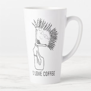 TASSE LATTE J'AIME LE CAFÉ LE CAFÉ M'AIME
