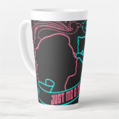 Tasse Latte j'aime le chat, juste moi et mon chat (Angle gauche)