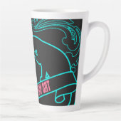 Tasse Latte j'aime le chat, juste moi et mon chat (Droite)