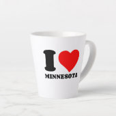 TASSE LATTE J'AIME LE MINNESOTA (Angle droit)