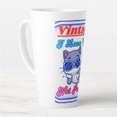 Tasse Latte J'aime les chats, pas les gens (Angle gauche)