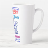 Tasse Latte J'aime les chats, pas les gens (Droite)