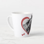 Tasse Latte J'Aime Les Chevaux (Angle gauche)