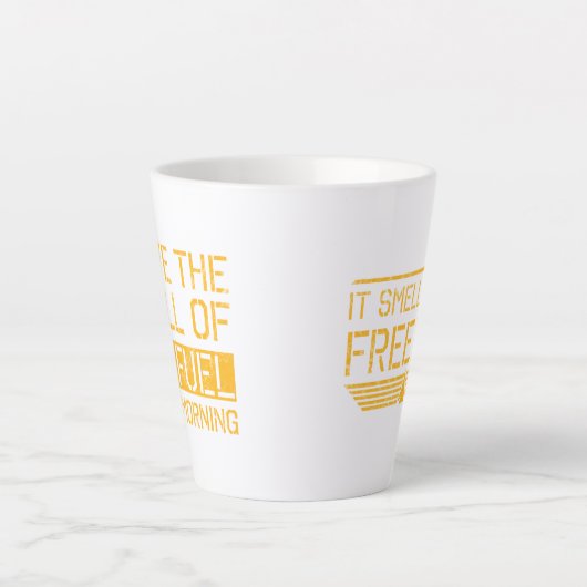 Tasse Latte J'Aime L'Odeur Du Jet Fuel Small Latte Cup (Devant)
