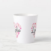 Tasse Latte J'aime Lydia (Devant)