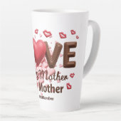 Tasse Latte J'aime ma mère (Angle droit)