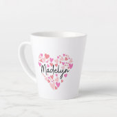 Tasse Latte J'aime Madelyn (Angle gauche)
